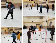 주간보호실 체육활동 모습