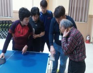 탁구교실 수업 시작