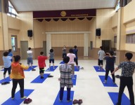 7월 7일 요가교실을 실시 하였습니다.