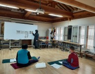 주간보호 서예교실 참여