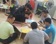 주간보호실 미술 활동