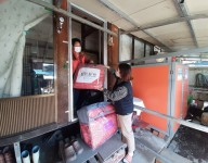 월동준비 물품전달