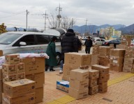 (사)희망을 나누는 사람들- 후원물품 배부